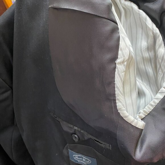 44 Short Pronto Uomo Platinum Suit Jacket - Picture 7 of 7